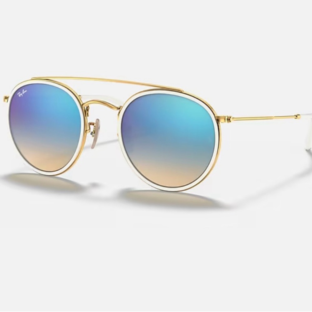 Ray Ban round double bridge sunglasses
